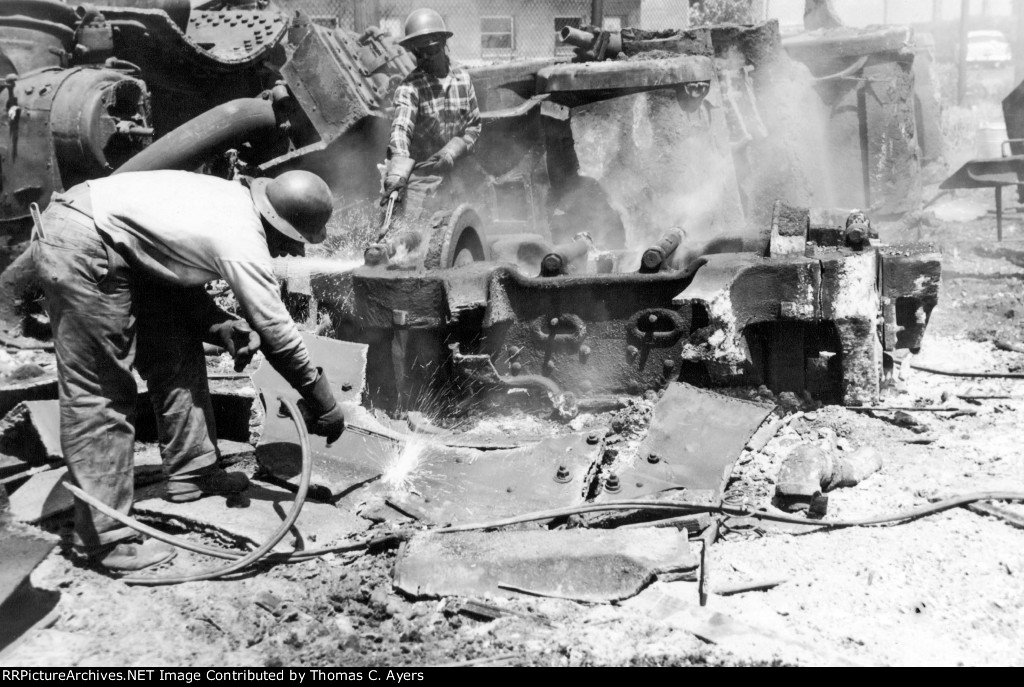 PRR "Texas" Scrapping, #4 of 5, 1958